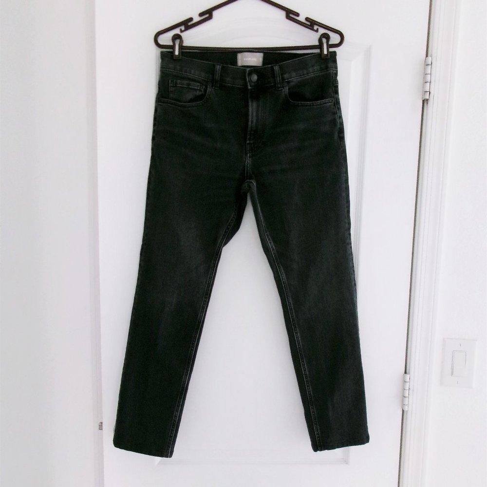 Everlane Distressed Black Skinny Jeans Men's 32 / 30 Inseam 27"